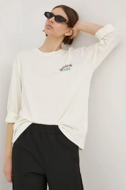 Γυναικεία Μακρυμάνικο Βαμβακερή μπλούζα με μακριά μανίκια Billabong μπεζ -Billabong Εκπτώσεις unnamed file 1063