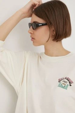 Γυναικεία Μακρυμάνικο Βαμβακερή μπλούζα με μακριά μανίκια Billabong μπεζ -Billabong Εκπτώσεις unnamed file 1064