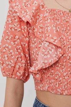 Γυναικεία Μπλούζες Μπλουζάκι Billabong ροζ -Billabong Εκπτώσεις unnamed file 1161