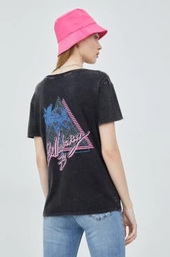 Γυναικεία Κοντομάνικο Βαμβακερό μπλουζάκι Billabong μαύρο -Billabong Εκπτώσεις unnamed file 1181