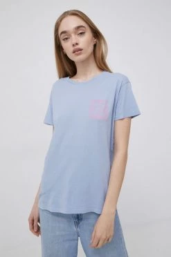 Γυναικεία Κοντομάνικο Βαμβακερό μπλουζάκι Billabong ανοιχτό μπλε -Billabong Εκπτώσεις unnamed file 1215