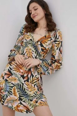 Γυναικεία Φορέματα Φόρεμα Billabong χρυσό καφέ