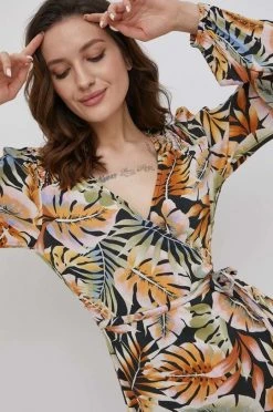 Γυναικεία Φορέματα Φόρεμα Billabong χρυσό καφέ -Billabong Εκπτώσεις unnamed file 331