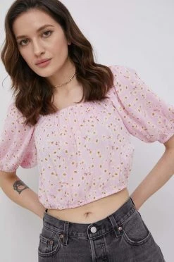 Γυναικεία Μπλούζες Μπλουζάκι Billabong χρώμα: ροζ -Billabong Εκπτώσεις unnamed file 341