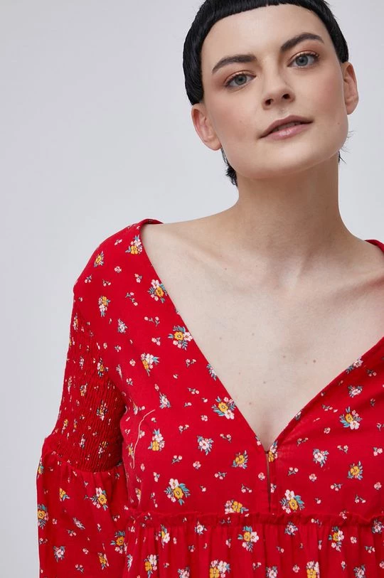 Γυναικεία Φορέματα Φόρεμα Billabong κόκκινο 6 Γυναικεία Φορέματα Φόρεμα Billabong κόκκινο - Image 4