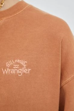 Γυναικεία Χωρίς φερμουάρ Μπλούζα Billabong Billabong X Wrangler πορτοκαλί -Billabong Εκπτώσεις unnamed file 443