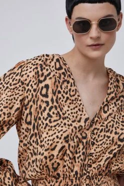 Γυναικεία Μπλούζες Μπλουζάκι Billabong χρώμα: καφέ -Billabong Εκπτώσεις unnamed file 524