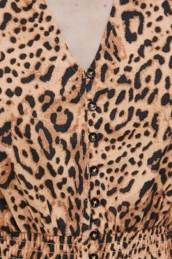 Γυναικεία Μπλούζες Μπλουζάκι Billabong χρώμα: καφέ -Billabong Εκπτώσεις unnamed file 525