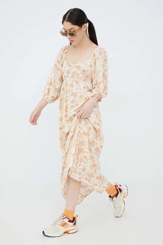 Γυναικεία Φορέματα Φόρεμα Billabong μπεζ, 4 Γυναικεία Φορέματα Φόρεμα Billabong μπεζ, - Image 2