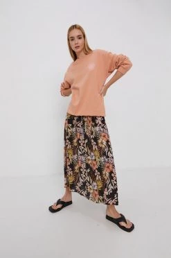 Γυναικεία Χωρίς φερμουάρ Βαμβακερή μπλούζα Billabong χρώμα: πορτοκαλί -Billabong Εκπτώσεις unnamed file 715