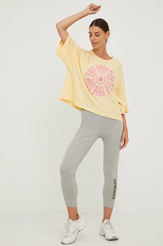 Γυναικεία Κοντομάνικο Βαμβακερό μπλουζάκι Billabong πορτοκαλί 4 Γυναικεία Κοντομάνικο Βαμβακερό μπλουζάκι Billabong πορτοκαλί - Image 2