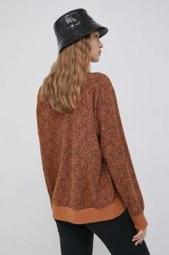 Γυναικεία Χωρίς φερμουάρ Μπλούζα Billabong χρώμα: καφέ, -Billabong Εκπτώσεις unnamed file 795