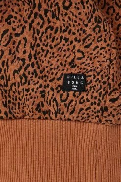 Γυναικεία Χωρίς φερμουάρ Μπλούζα Billabong χρώμα: καφέ, -Billabong Εκπτώσεις unnamed file 797