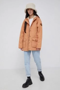 Γυναικεία Μακριά μπουφάν Eπανωφόρι Billabong χρώμα: πορτοκαλί -Billabong Εκπτώσεις unnamed file 833