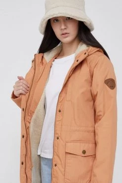 Γυναικεία Μακριά μπουφάν Eπανωφόρι Billabong χρώμα: πορτοκαλί -Billabong Εκπτώσεις unnamed file 837