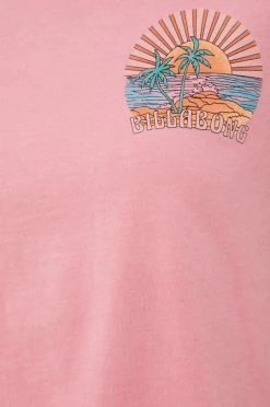 Γυναικεία Κοντομάνικο Βαμβακερό μπλουζάκι Billabong ροζ -Billabong Εκπτώσεις unnamed file 868