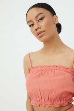 Γυναικεία Αμάνικος Βαμβακερό τοπ Billabong πορτοκαλί -Billabong Εκπτώσεις unnamed file 872