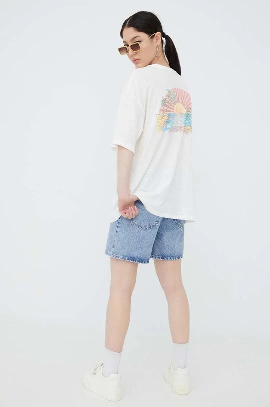 Γυναικεία Κοντομάνικο Βαμβακερό μπλουζάκι Billabong άσπρο 3 Γυναικεία Κοντομάνικο Βαμβακερό μπλουζάκι Billabong άσπρο