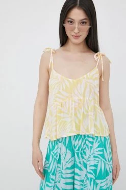 Γυναικεία Μπλούζες Μπλουζάκι Billabong κίτρινο -Billabong Εκπτώσεις unnamed file 926