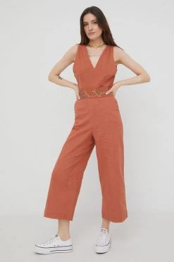 Γυναικεία Ολόσωμες φόρμες Βαμβακερή φόρμα Billabong Billabong X Madi πορτοκαλί